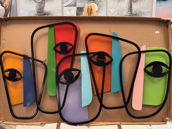 Metallbild ca.60 x 100 cm handarbeit