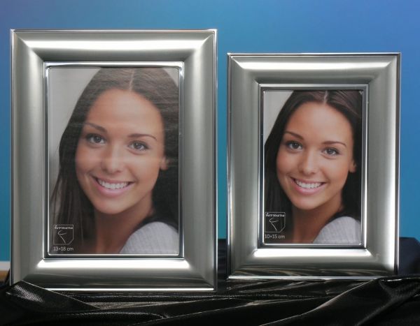 Fotorahmen silber glanz breit 10 x 15